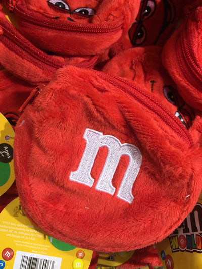 M&M's World Red Character Coin Purse Plush New with Tags