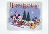 Disney Parks Holiday Mickey Minnie Pluto Peppermint Bark Tin 12oz New