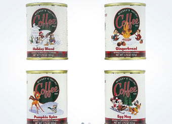 Disney Parks Holiday Mickey & Friends Coffee 4 Packs New with Box