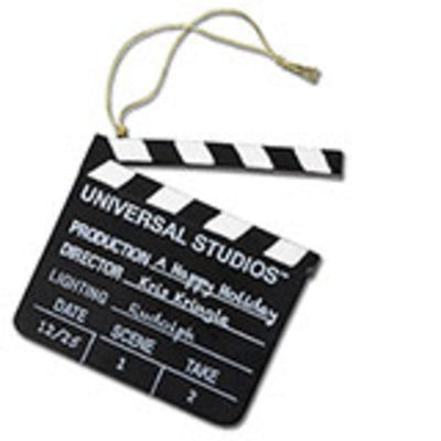 Universal Studios Clapboard Ornament new with tag
