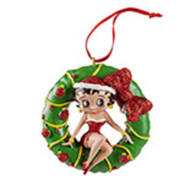 Universal Studios Betty Boop Wreath Ornament New with tag