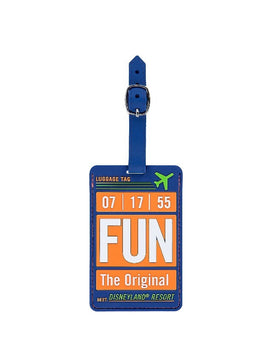 Disney Parks Disneyland Luggage Tag Blue New with Tag