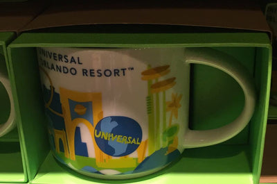Starbucks Universal Studios Orlando You Are Here Collection Ceramic Mug New with Box
