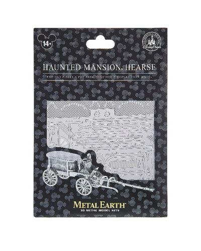 Disney Parks Haunted Mansion Hearse Metal Model Kit 3D New