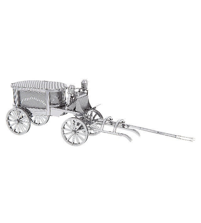 Disney Parks Haunted Mansion Hearse Metal Model Kit 3D New