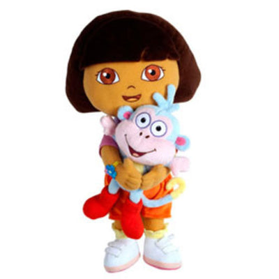 Universal Studios Dora Holding Boots Plush New with Tag
