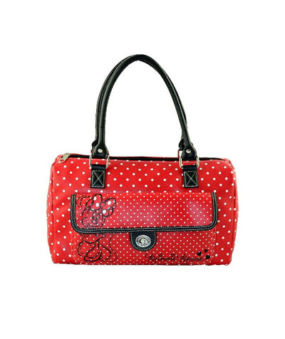Disney Parks Minnie Mouse Dot Barrel Bag New with Tag
