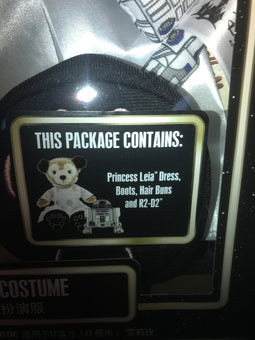 Disney Parks Star Wars Princess Leia Costume & R2-D2 for Shelliemay New with Box