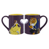 Disney Parks Beauty and The Beast Ceramic Coffee Mug Set New with Box
