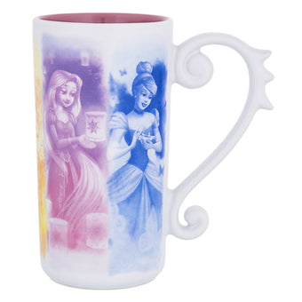 Disney Parks Princesses Dream Tall Latte Ceramic Mug New