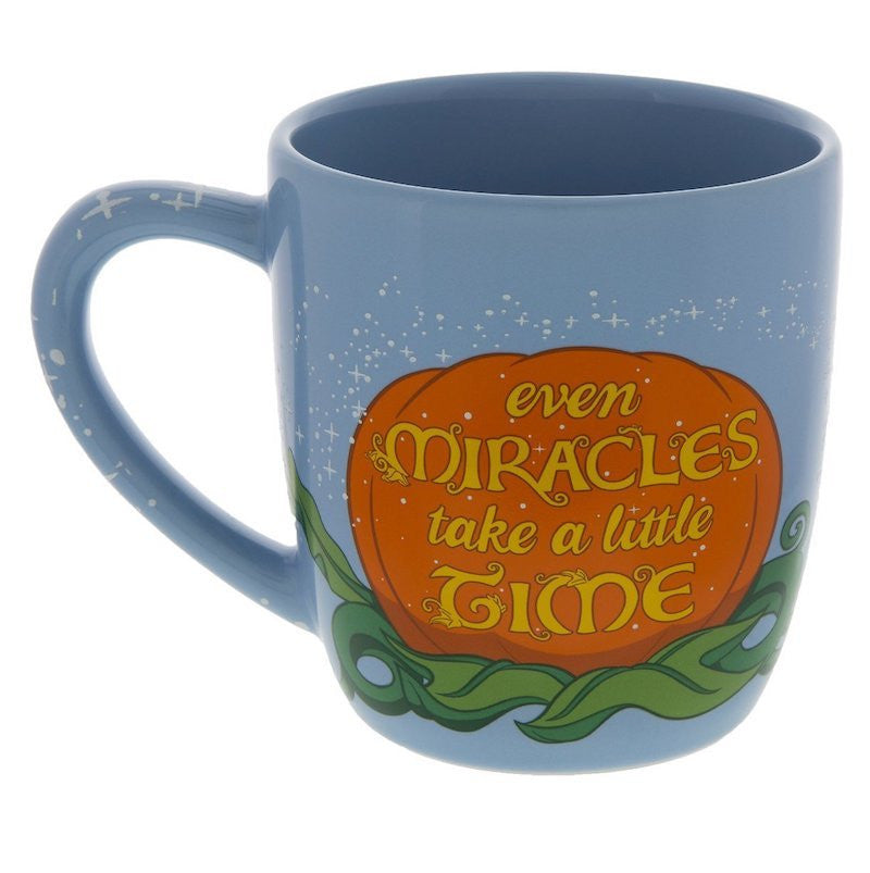 Disney Parks Fairy Godmother Even Miracles Take a Little Time Coffee Mug New