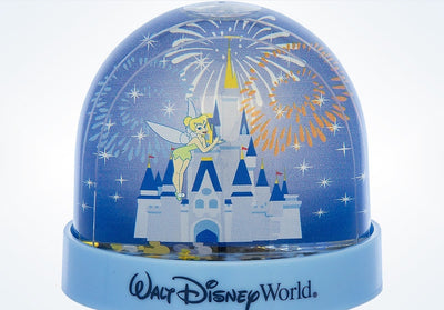 Disney Parks Walt Disney World Castle Plastic Snow globe Water Dome New