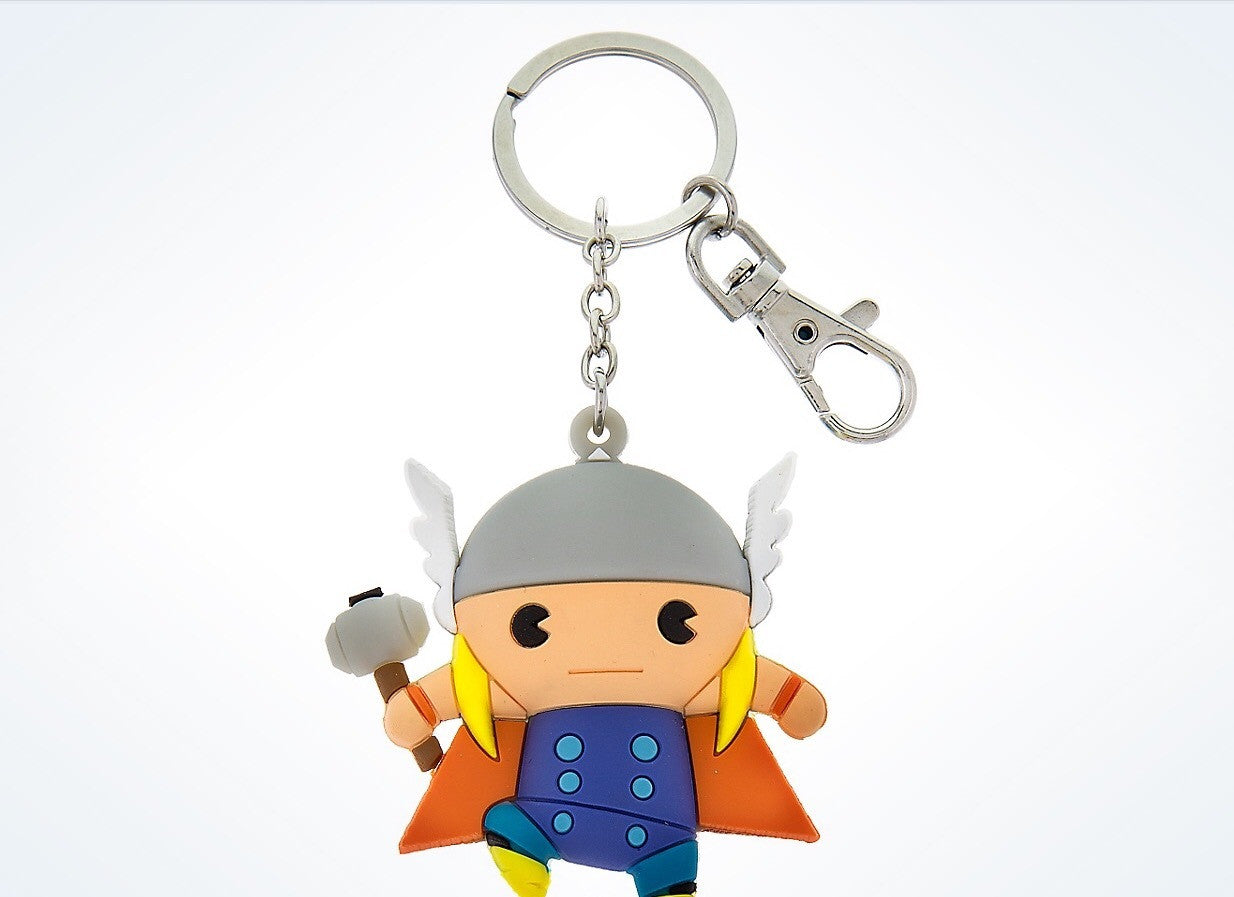 Disney Parks Marvel Thor Cutie Keychain New with Tags
