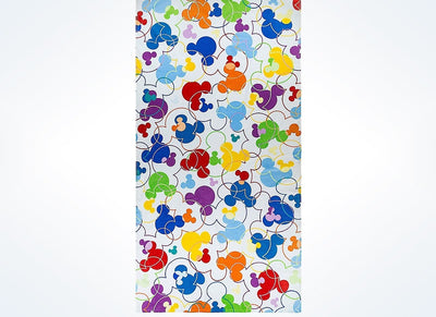 Disney Parks Mickey Icons Colors Beach Towel New with Tags