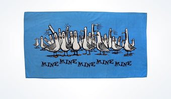Disney Parks Mine Mine Mine Blue Beach Towel New with Tags