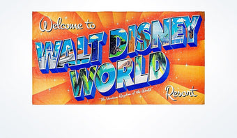 Disney Parks Welcome to Walt Disney World Resort Beach Towel New with Tags