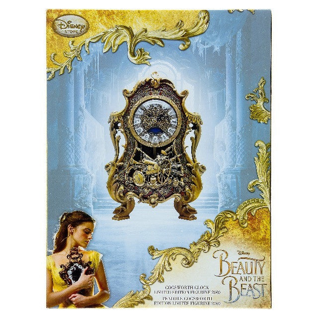 Disney Parks Beauty and the Beast Film Cogsworth Clock Limited New with Box
