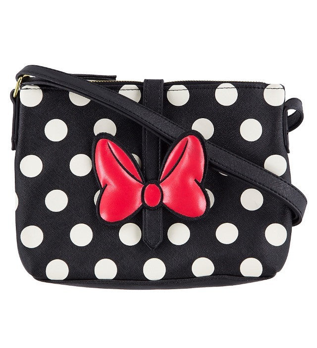 Disney Parks Minnie Mouse Dot Crossbody Bag by Loungefly New with Tag