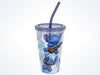 Disney Parks Stitch Acrylic Tumbler with Straw New
