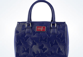 Disney Parks Minnie Nautical Barrel Bag by Loungefly New with Tags