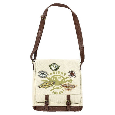 Disney Parks Indiana Jones Patches Messenger Bag New with Tag