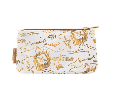 Universal Studios Harry Potter The Marauders's Map Pencil Cosmetic Pouch New