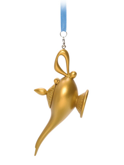 Disney Parks the Lamp and Genie from Aladdin Christmas Ornament New With Tags