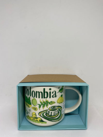 Starbucks Been There Series Colombia Ceramic Coffee Mug New with Box