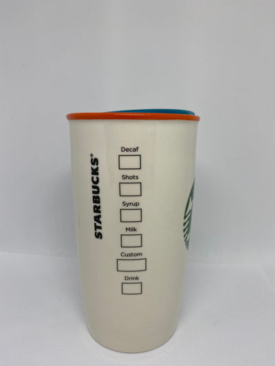 Disney Starbucks Magic Kingdom Icons and Attractions Coffee Tumbler Mug New
