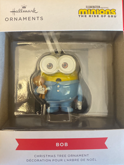 Hallmark 2021 Minions Bob the Minion in Pajamas Christmas Ornament New With Box