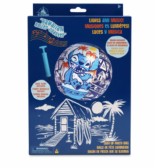 Disney Lilo ans Stitch Light-Up Party Ball Lights and Music New with Box