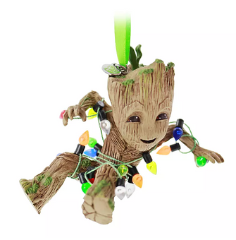 Disney Marvel Groot with Lights Sketchbook Christmas Ornament New with Tag