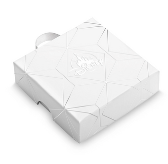 Disney Parks Crystal Pave' Mickey Gold Hat Sterling Silver Necklace New w Box