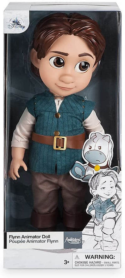 Disney Animators' Collection Flynn Rider With Maximus Doll Tangled New with Box
