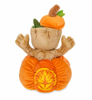 Disney Halloween Guardians of the Galaxy Groot Jack-o'-Lantern Plush New w Tag