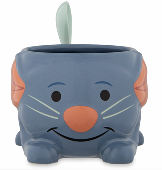 Disney Parks Remy Mug and Spoon Remy Ratatouille Adventure New