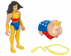 Fisher-Price DC League of Super-Pets Wonder Woman & PB set of 2 Poseable Figures