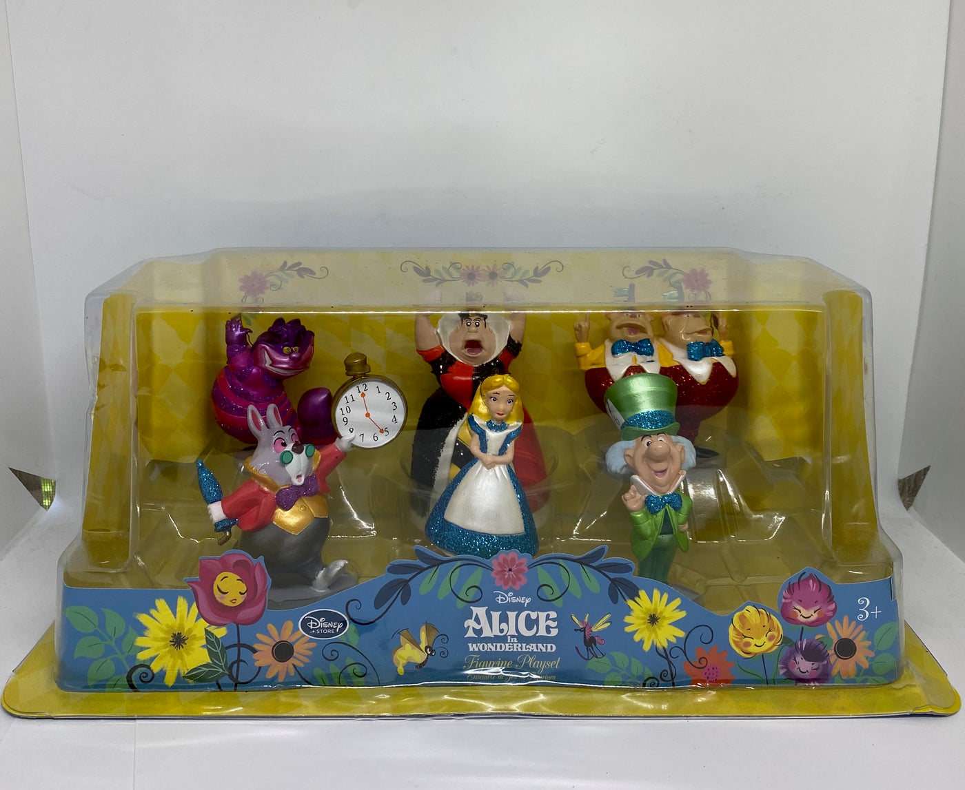 Disney Alice in Wonderland Figure Play Set Cake Topper New with Box