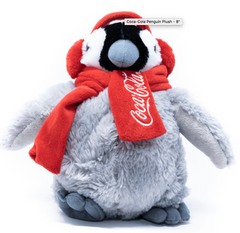 Authentic Coca-Cola Coke Penguin Plush 8 inc New with Tag