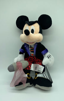 Disney Parks Mickey Rock 'n Roll Rockstar Plush New with Tag