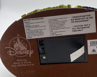 Disney Resort Polynesian Village Tiki Totem Statue Figure Light Up Orange Bird