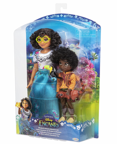Disney Encanto Mirabel Doll Antonio Adventure Playset with Coati Toucan New