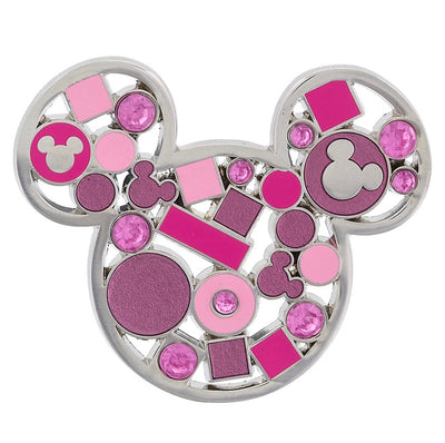 Disney Parks Mickey Mouse Icon Jeweled Pin New with Card