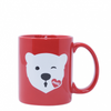 Authentic Coca Cola Coke Polar Bear Emoji Ceramic Coffee Mug New
