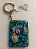 M&M's World Blue Characters Keychain New with Tag