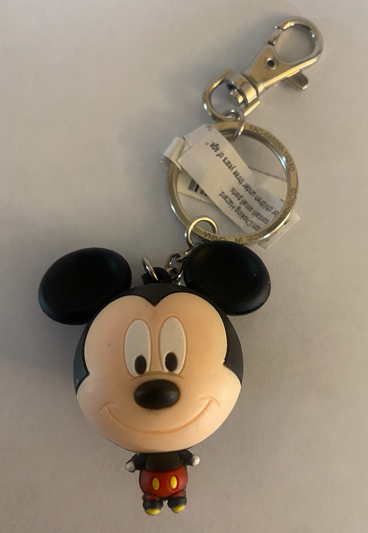 Disney Parks Mickey Mouse Bubble Head Keychain New with Tags – I