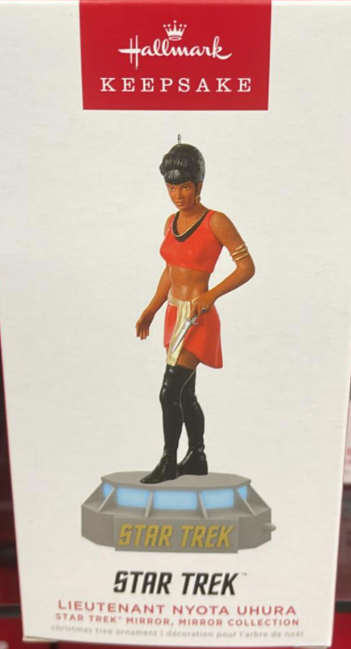 Hallmark 2022 Star Trek Lieutenant Nyota Uhura Christmas Ornament New With Box