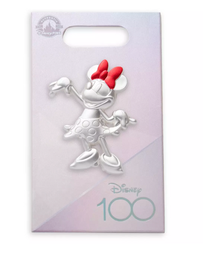 Disney 100 Years of Wonder Celebration Minnie 3D Pin New with Card