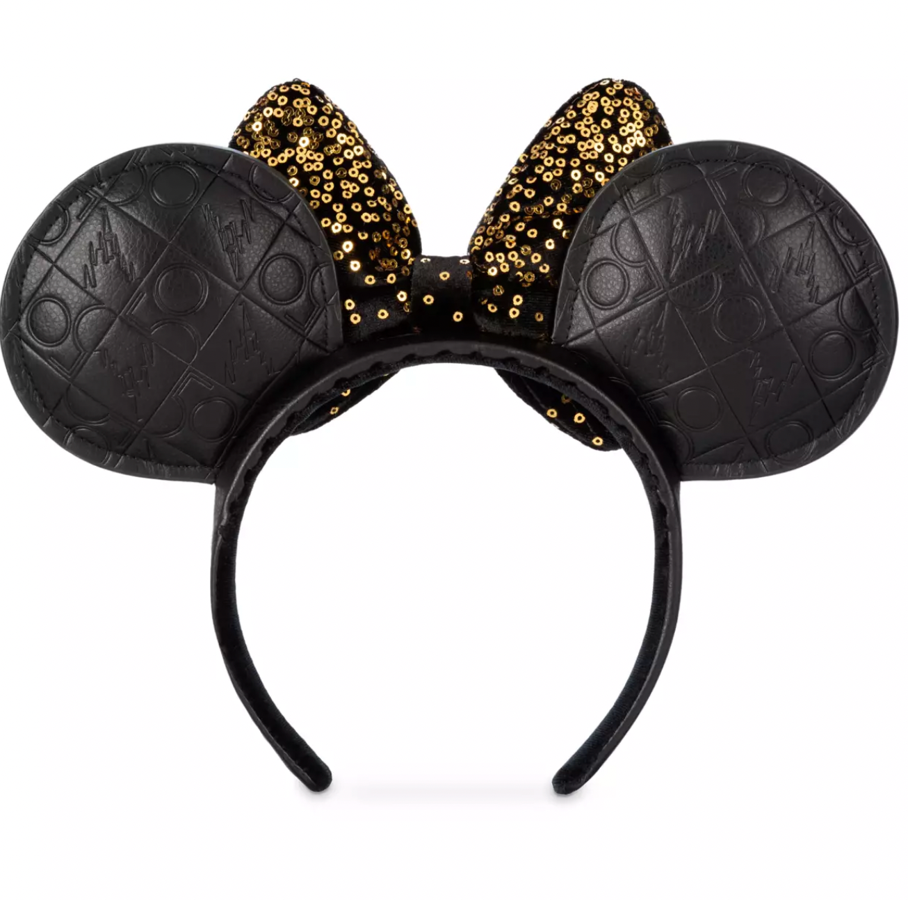 Disney Parks WDW 50th Magical Celebration Minnie Black Ear Headband New with Tag