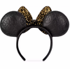 Disney Parks WDW 50th Magical Celebration Minnie Black Ear Headband New with Tag